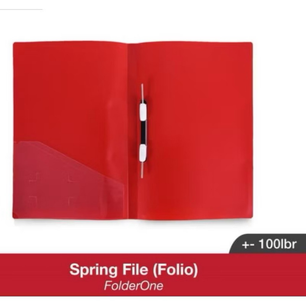 Jual (12pcs) Folder One Map Spring (Spring File) Folio F4 Map Snell ...