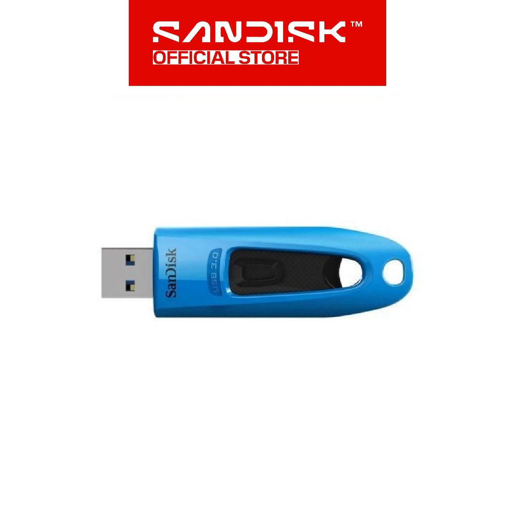 SANDISK CZ48 Ultra 32GB USB 3.0 (Blue / Biru) - Flash Drive (2)