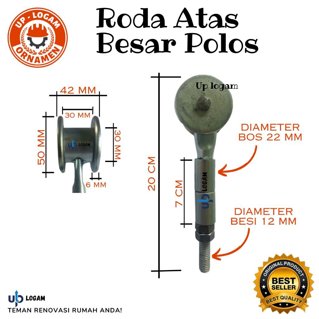 Jual Paket Engsel Satu Set Type Bosching / Roda Atas Besar Bosching ...