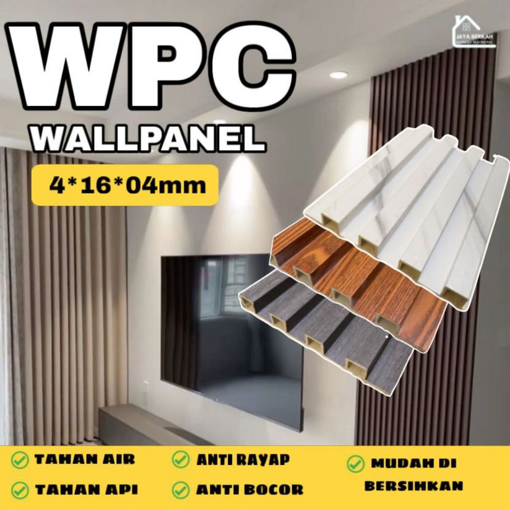 Jual (DAPAT 1 BOX ISI 10 PCS) WPC Wall Panel Dekorasi Dinding ...