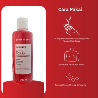 Sonik Scents Skin Nice Toner Exfoliating Brightening 200ml