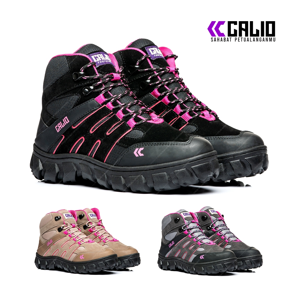 Jual Calio Giant High Pink | Sepatu Gunung Boots Hiking Tektok Muncak ...