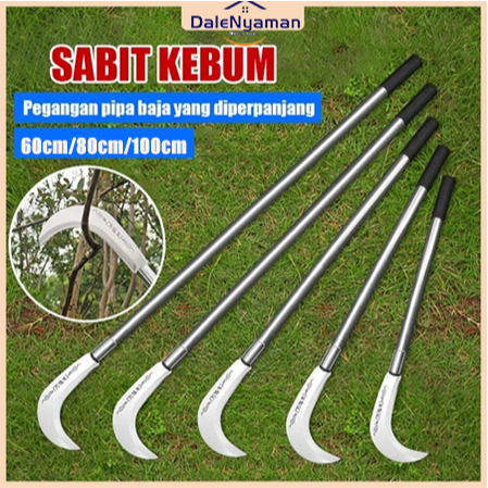 Jual [COD]60/80/100cm Sabit Arit Rumput Baja Asli /Pemangkas Rumput ...