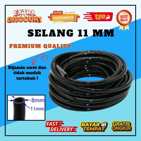 SELANG PER 10 METER SELANG 11MM PERAIRAN HIDROPONIK