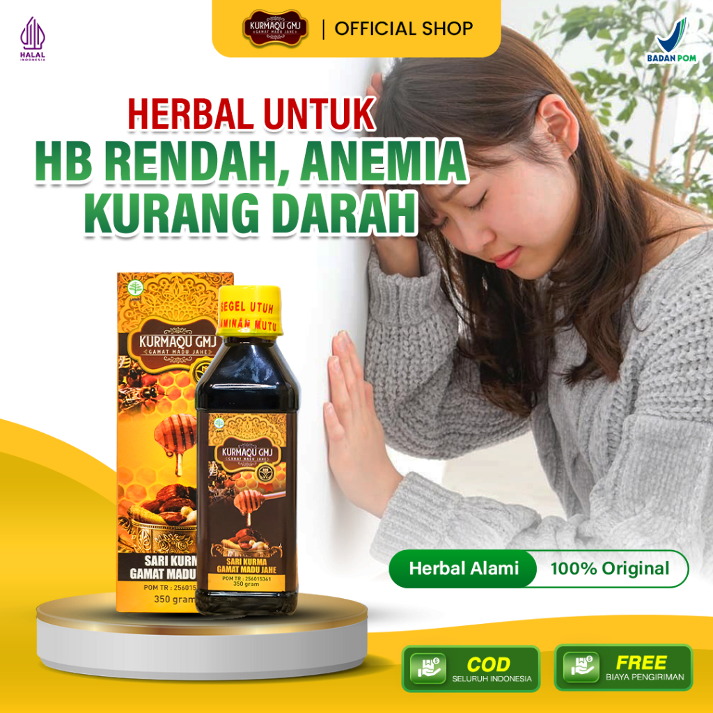 Jual Obat Untuk Atasi HB Rendah, Anemia,& Kurang Darah Kurmaqu BPOM ...