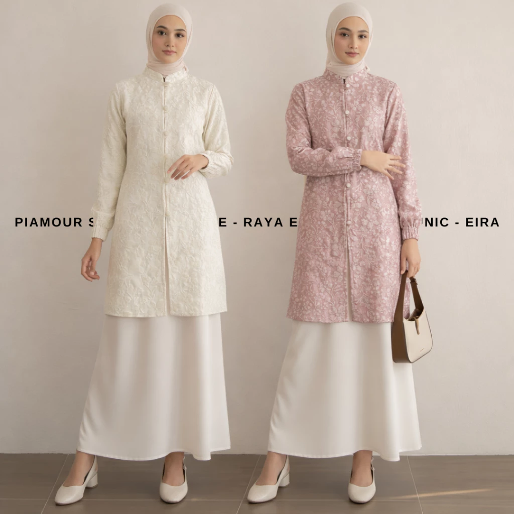 Review Baju Kondangan Tunik Mewah Piamour