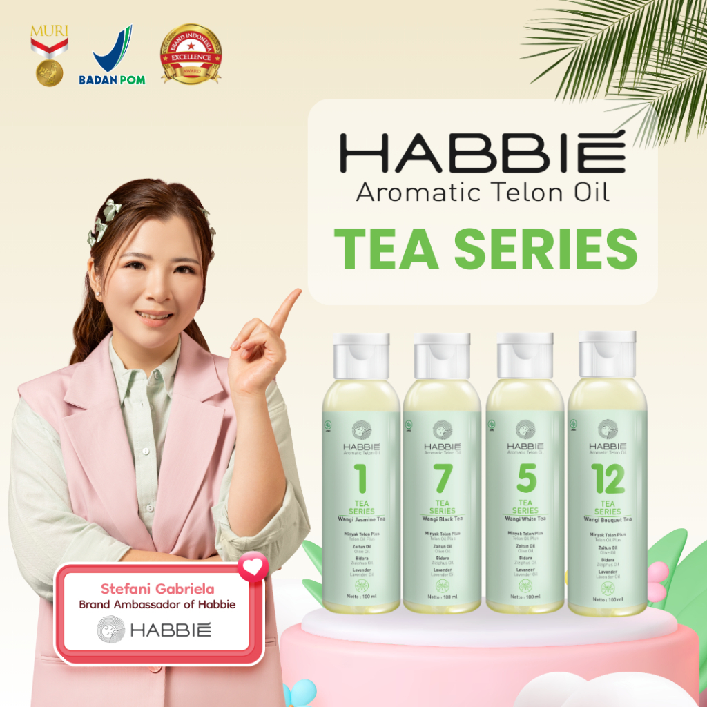 Jual Habbie Aromatic Telon Oil - Tea Series [ALL VARIAN] | Shopee Indonesia