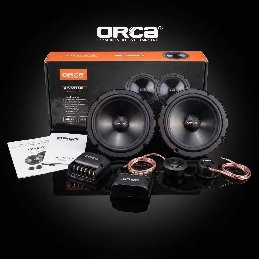 Jual Speaker Split 6.5 inch ORCA RC-652SPL 2 Way Component Set ...