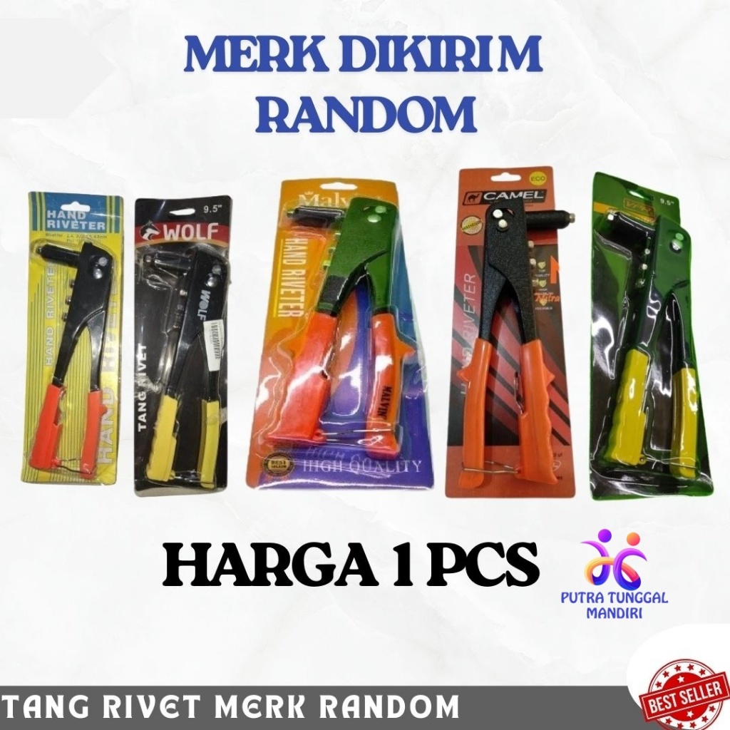Jual Tang Rivet Ripet - Hand Rivet 2.4 - 4.8 mm - Tembakan Paku PTM ...