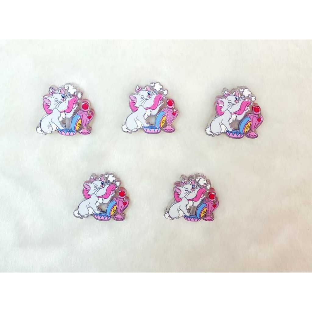 Jual MANIK AKRILIK LUBANG TEMBUS KARAKTER MERIE CAT PINK | Shopee Indonesia