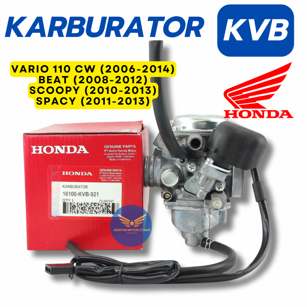 Jual 16100-KVB-921 Karburator KVB Asli Original Motor Honda Beat Karbu ...