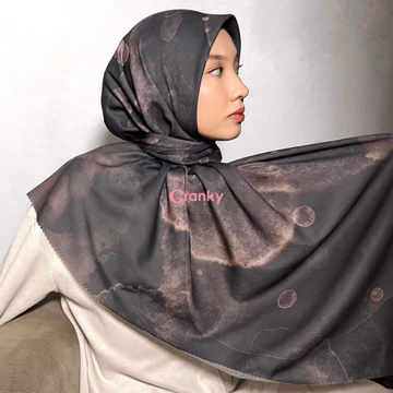 CRANKYPICKS LIMITED 115x115 Hijab Voal Motif Sublim Kerudung Square Printing Voal Hijab