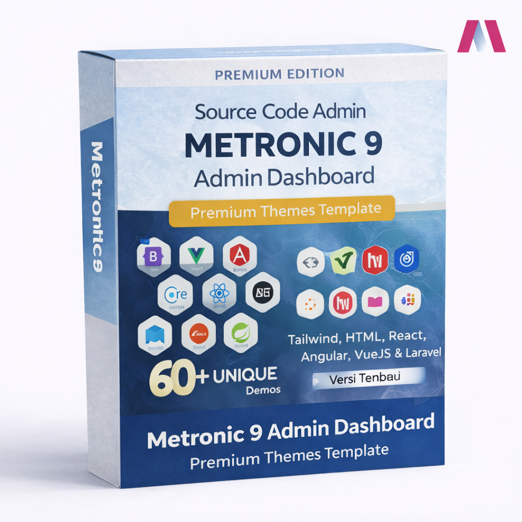 Jual METRONIC 9 Admin Dashboard Premium Themes Template Tailwind, HTML ...