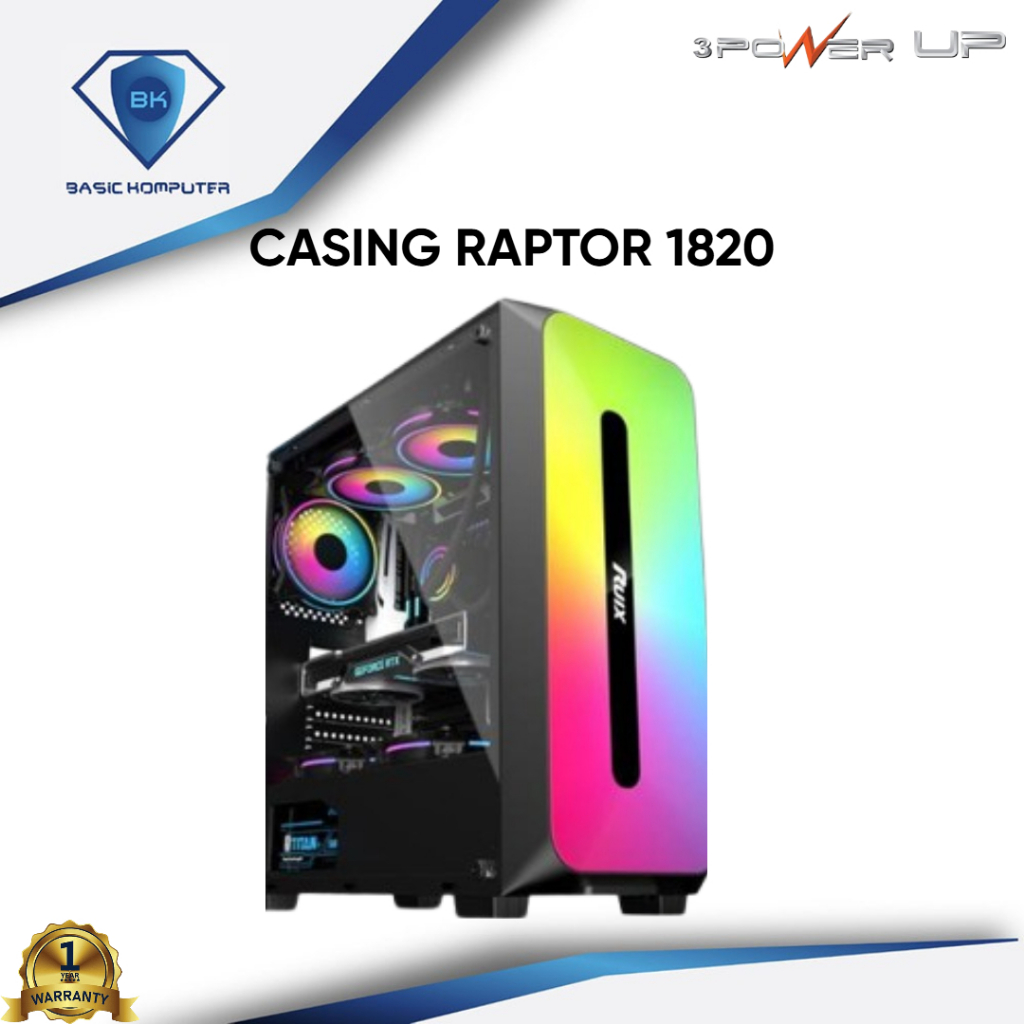 Jual CASING RAPTOR 3 POWER UP 1820 BLACK | Shopee Indonesia