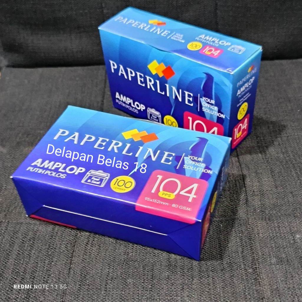 Jual Amplop Paperline Putih Polos 104 PPS 80 GSM | Shopee Indonesia