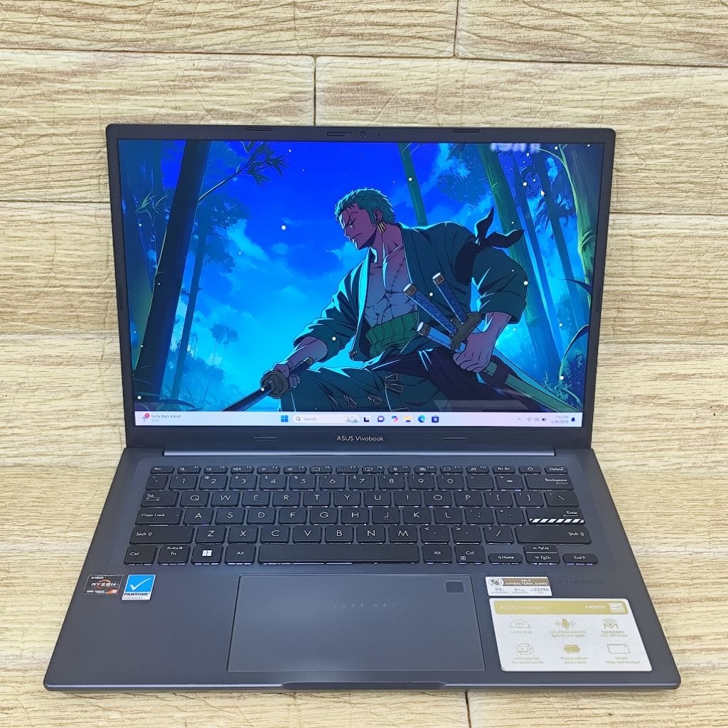 Jual Laptop 2nd ASUS VIVOBOOK M1403QA AMD Ryzen 5 5600H RAM 16GB