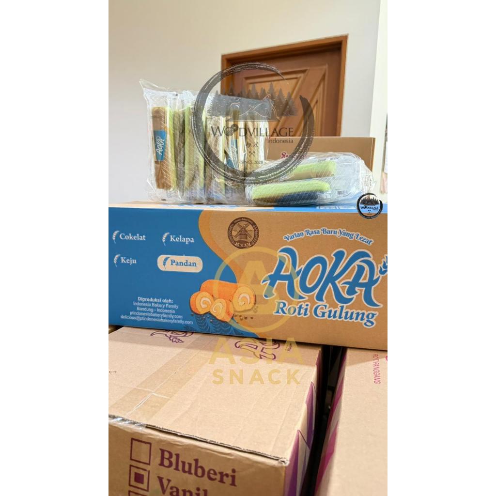 Jual Aoka Gulung Mini / Roti Aoka isi 120 pcs | Shopee Indonesia