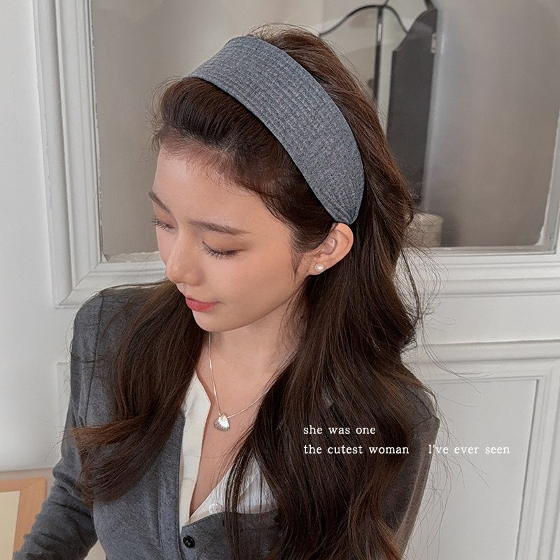 Jual ROVEDCITY Ikat rambut rajut lebar untuk wanita, model baru dengan ...