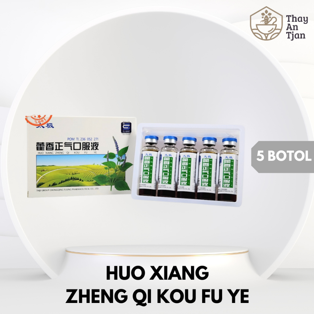 HUO XIANG ZHENG QI KOU FU YE | OBAT PENCERNAAN / PERUT | OBAT DIARE MUAL KEMBUNG | HUOXIANG