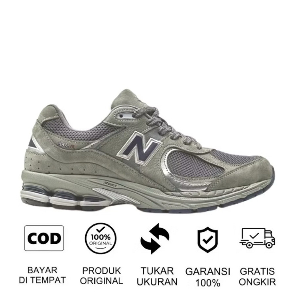 Jual NEW BALANCE 2002R LIGHT GREY ORIGINAL SHOES | Shopee Indonesia