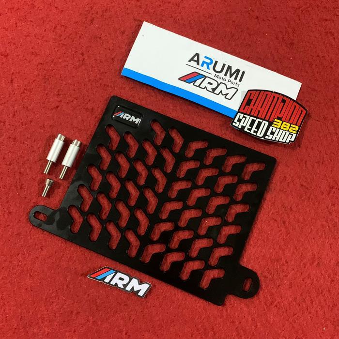 Jual Cover Radiator Arumi ARM Pattern Black NMAX Old Aerox 155 Old LEXI ...