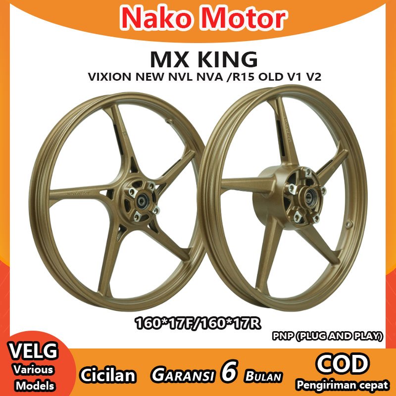 Jual VELG RACING Ring 17 Untuk MX King 150 Material Alloy Ringan ...