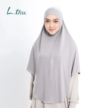 L.Tru Bergo Dagu Size Medium Jilbab Instan Strecth Bergo Strechy Daily