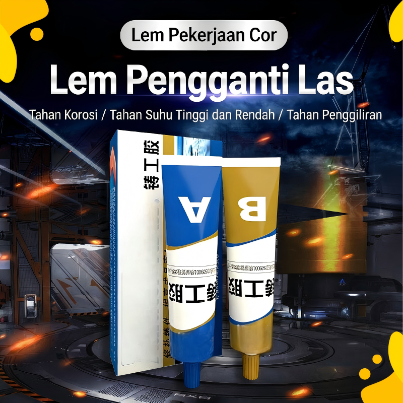 Jual LEM AB EPOXY 20 gram Lem Campur Penambal Besi Steel Anti Bocor ...