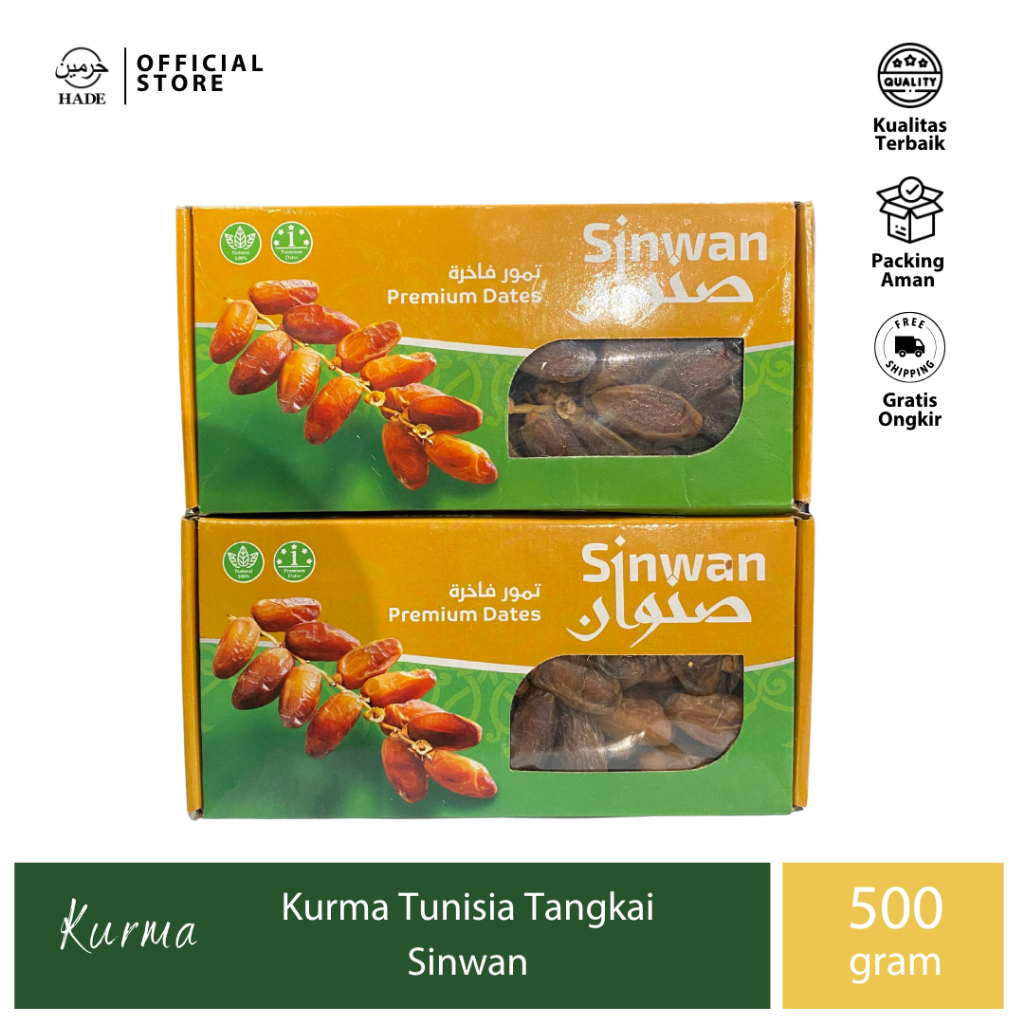 Jual Sinwan - Kurma Tunisia Tangkai Sinwan - 500gr | Shopee Indonesia