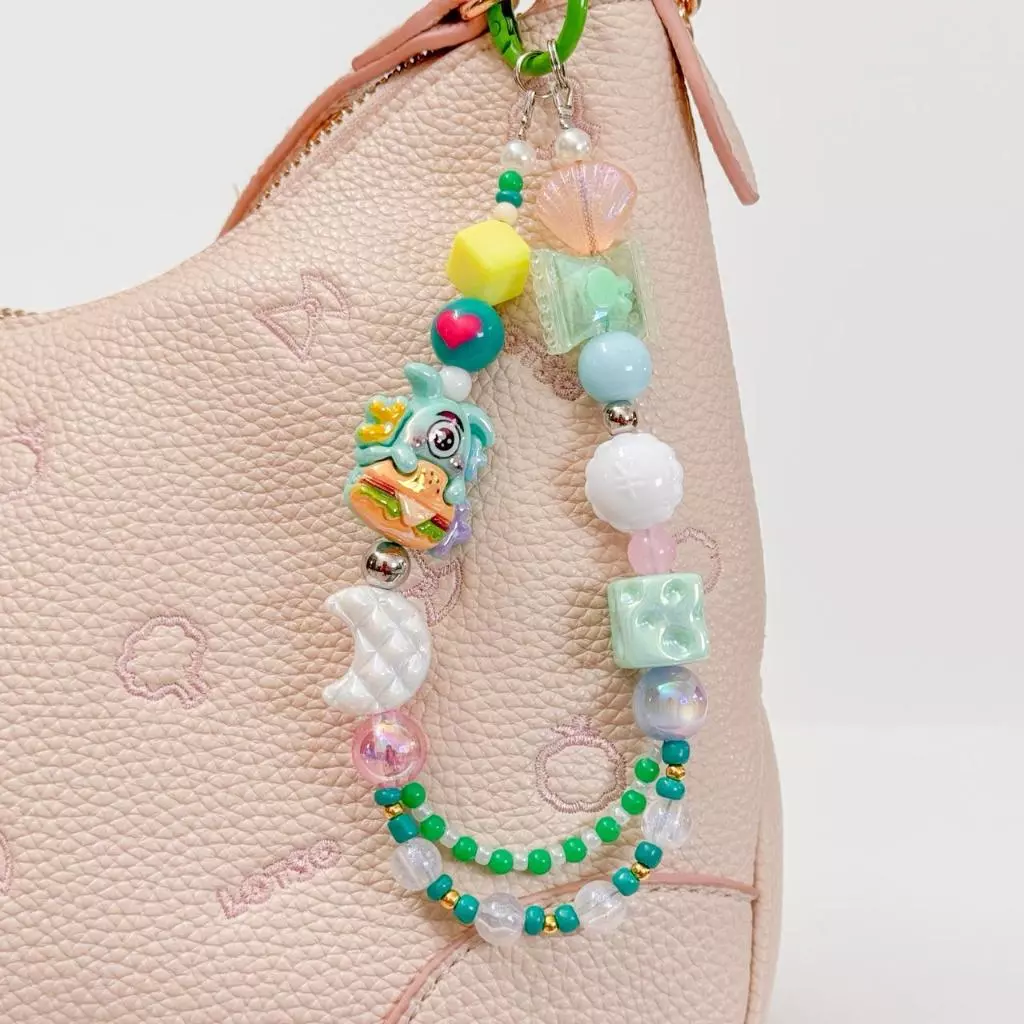 BAG CHARM PLANKTON SPONGEBOB SERIES | KEYCHAIN & PHONE STRAP