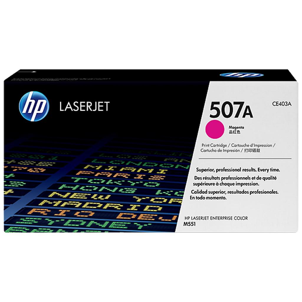HP Toner 507A Black Cyan Magenta Yellow LaserJet Cartridge Original [CE400A CE401A CE402A CE403A] (4)