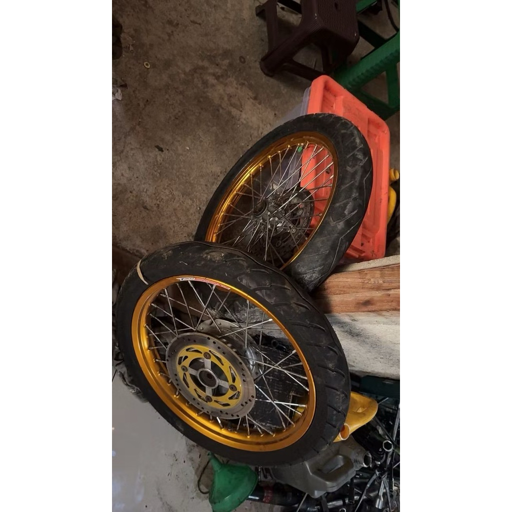 Jual velg jari jari ninja r rr ss fullset siap pasang | Shopee Indonesia