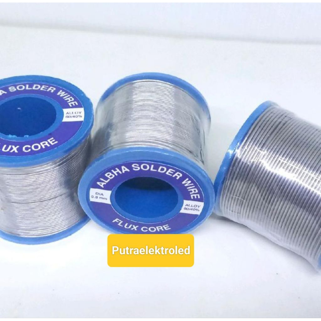 Jual Timah Alfha Alpha 250gram 0,8mm Original / Timah Solder Alfha 250g ...