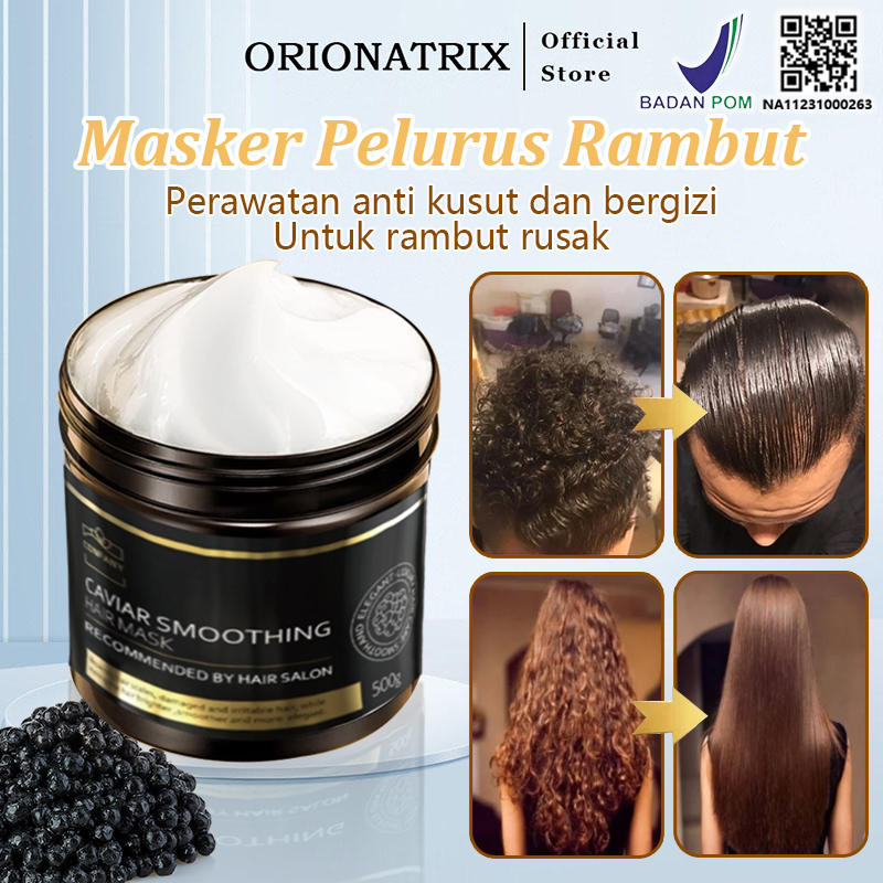 Jual Orionatrix Masker Pelurus Rambut Keratin Hair Treatment Rambut ...