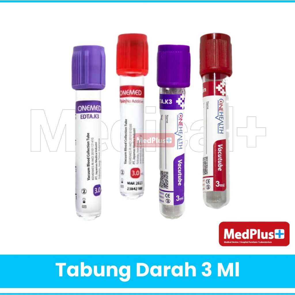 Jual Vacutube Tabung Darah Sample Vaculab Blood Colection Tube / Satuan ...