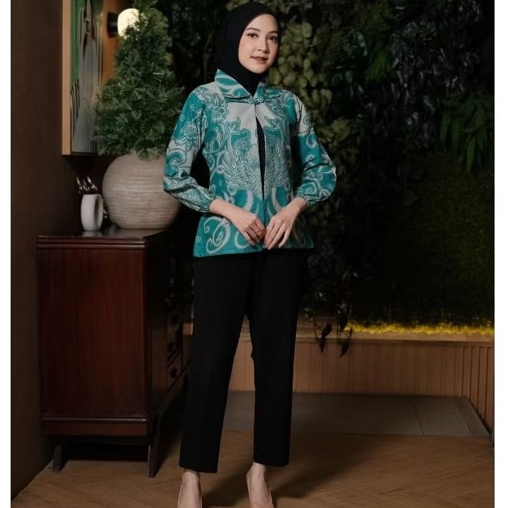 Batik Pasangan Motif Daun Cinta Ata 3
