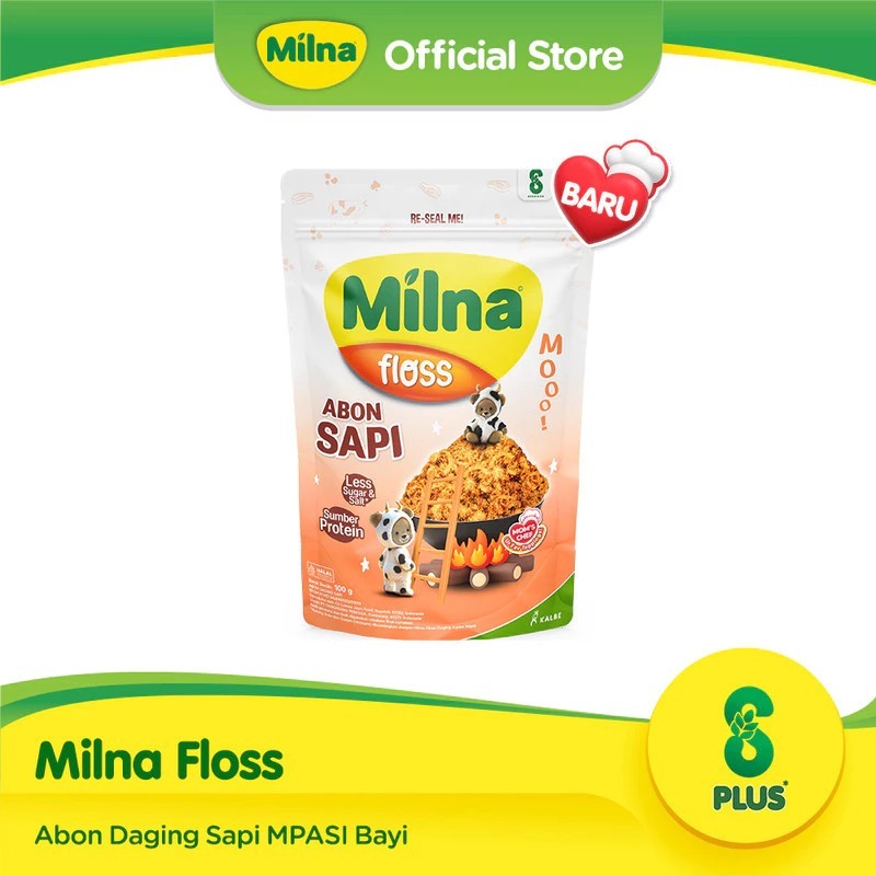Jual MILNA FLOSS ABON DAGING SAPI / ABON SAPI MPASI | Shopee Indonesia