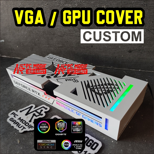 Jual VGA COVER GPU COVER POWER COLOR RED DEVIL RX EDITION LED ARGB ...