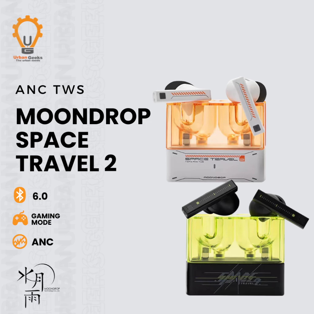Moondrop Space Travel 2 ANC Dynamic Driver TWS True Wireless Earbuds Bluetooth
