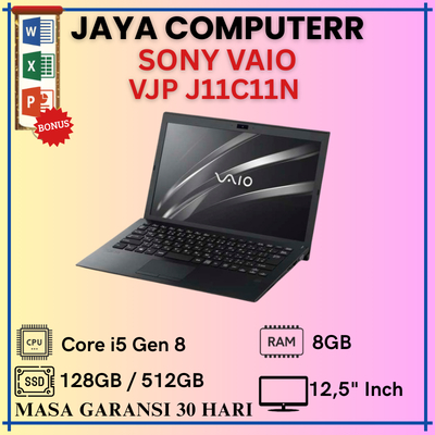 Jual Sony Vaio VJPJ11C11N Core i5 / i7 Gen 8 Ram 8GB SSD 128GB