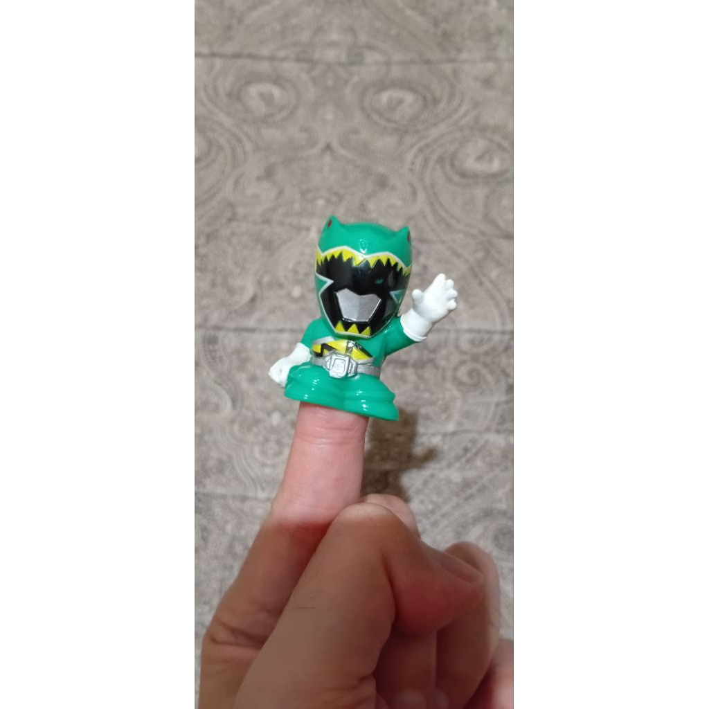 Jual finger puppet power ranger hijau original japan | Shopee Indonesia