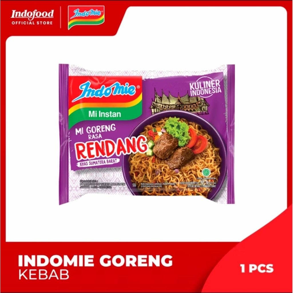 Jual Indomie Goreng Rasa Rendang 91g 1 Pcs | Shopee Indonesia