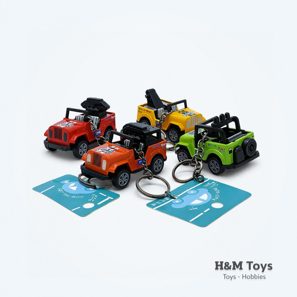Jual Keychain Mobil Jeep Mini Rescue Team Diecast - Gantungan Kunci ...
