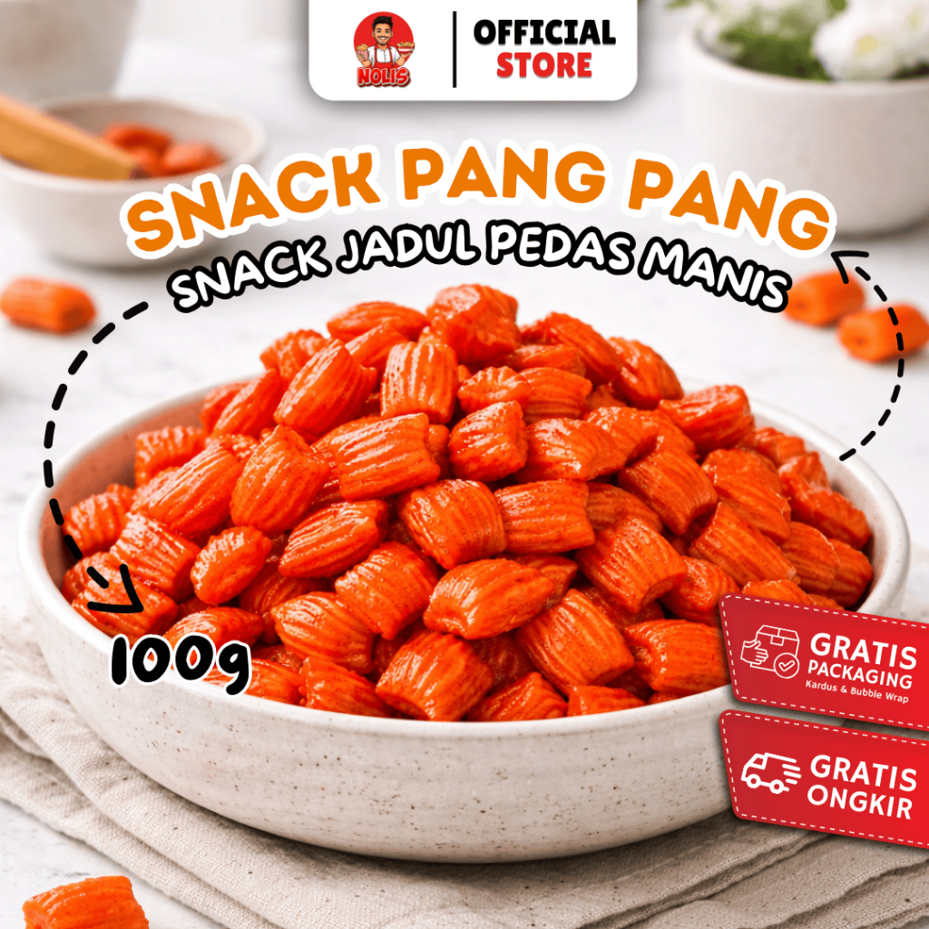 Jual Pang Pang Pedas Manis 100g | Nolis Snack & Food | Snack Jadul Kue ...