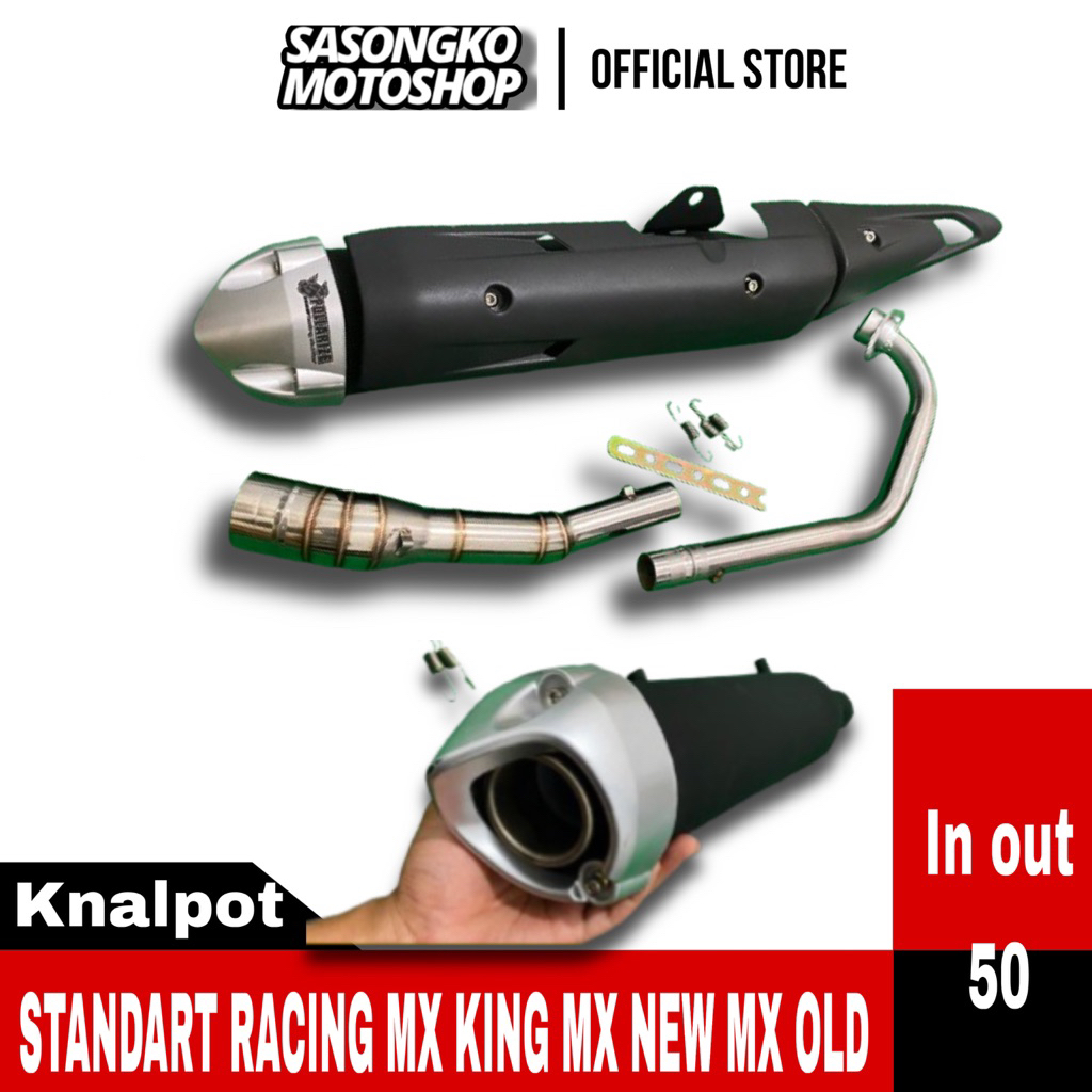 Jual Knalpot Standart Racing Mx King PnP Mx King Mx New Mx Old | Shopee ...