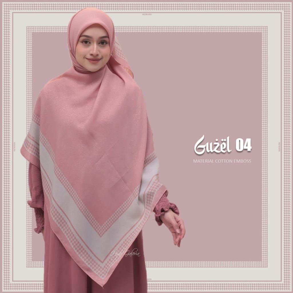 Cotton Guzel By HIJAB GALERIA Size 140×140cm Syar'I