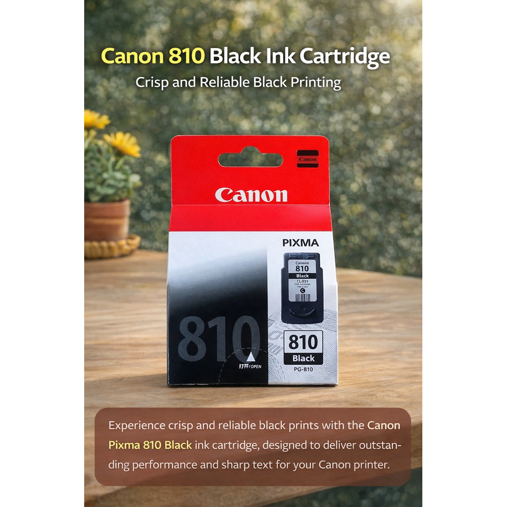 Jual Tinta Printer Canon PG 810 black Di gunakan untuk printer CANON ...