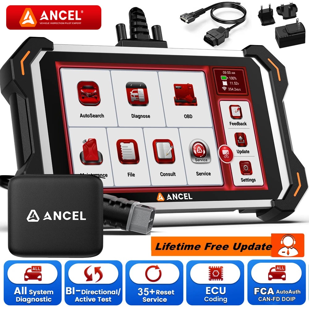Jual ANCEL DS600 Elite OBD2 Scanner Mobil Universal OBDII Dua Arah ...