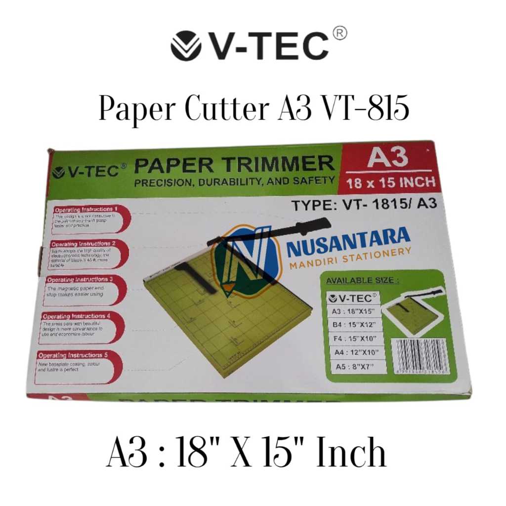 Jual V-TEC Paper Cutter A3 VT-815 | Shopee Indonesia