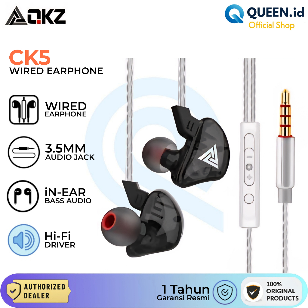 Jual QKZ Knowledge Zenith CK55 Headset Stereo 3D QKZ CK5 - Earphone ...